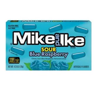   Mike and Ike Sour Blue Raspberry kyslo-modré malinové dražé 120g