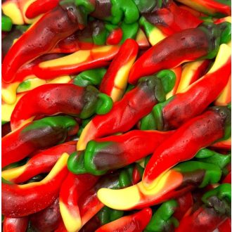 Gumové cukríky s plnenou čili papričkou 300g (pikantné)