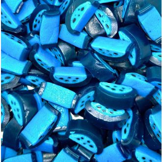 Železo-cukríky s plátkami čučoriedok 300g