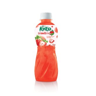 Kato Jahodový nápoj s kúskami želé 320ml