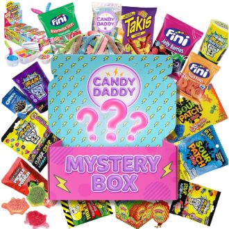 Výber obrovských sladkostí - snack záhadná krabička