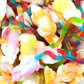 Gumové cukríky Mouse na vozíku 100g