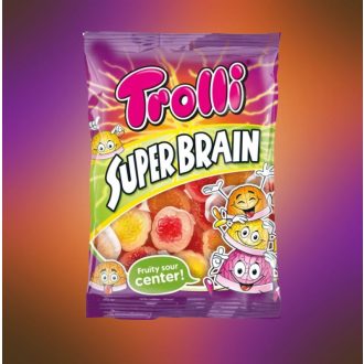 Želé cukríky Trolli Super brain Plnený mozog 100g