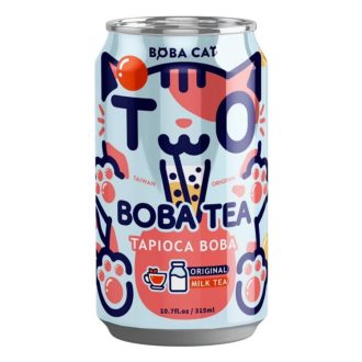   Boba Cat mliečny originálny tapiokový bublinkový čaj 315ml