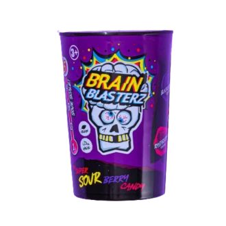   Brain Blasterz Super kyslé bobuľové cukríky - Čučoriedkové kyslé cukríky 48g