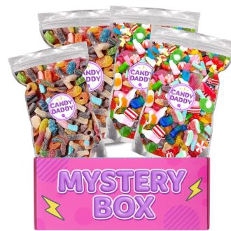 Obrovské sladkokyslé gumové cukríky v mixe boxe 2500g