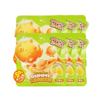   Ying Mango odlupovateľné gumové cukríky v slepej krabičke 30g