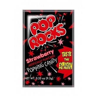 Pop Rocks Strawberry epres robnó cukorka 10g