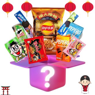 Ázijská snack záhadná krabička stredná