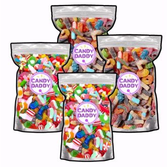   Ponuka balenia sladkokyslých gumových cukríkov – sortiment 4x1kg