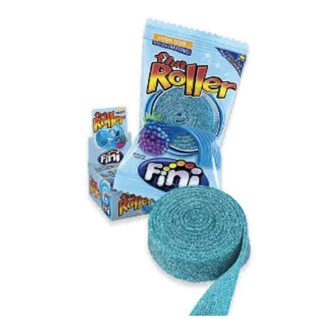   Gumové cukríky Sour Fini v tvare valčeka s čučoriedkami 20g