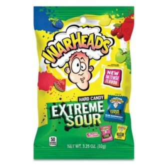 Warheads Extrémne kyslé cukríky 28g