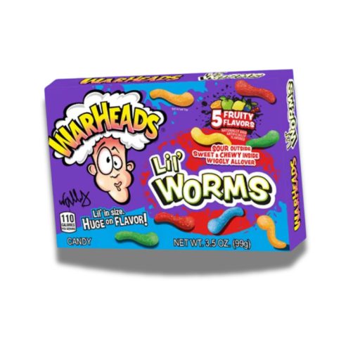 Warheads Sour Worms 99g Kyslé gumové cukríky
