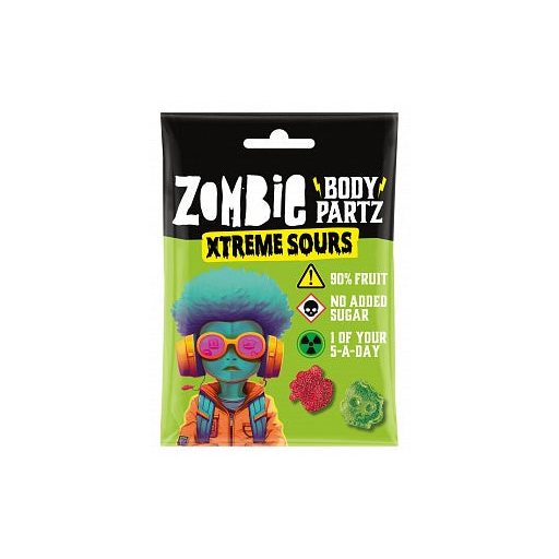 Zombie Body Partz Xtreme Sours extra kyslé 35g