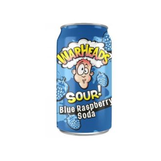   Warheads Modrá malinová sóda - Modrá malinová sóda extra kyslá 330ml